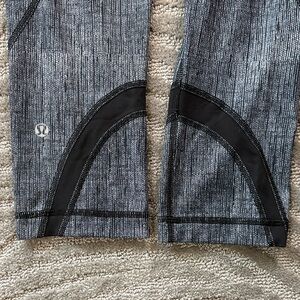 Lululemon Black and Gray Leggings